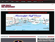 Tablet Screenshot of longbeachfiredepartment.com